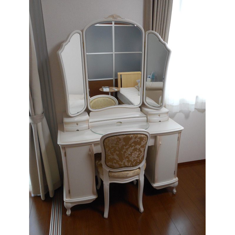 三面鏡アロール　ホワイト色