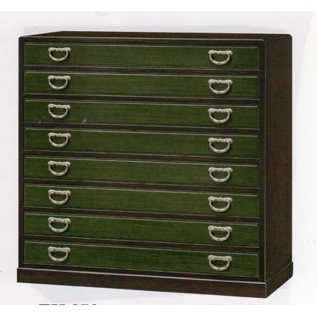 ＦＫ876総桐衣装タンス　8段