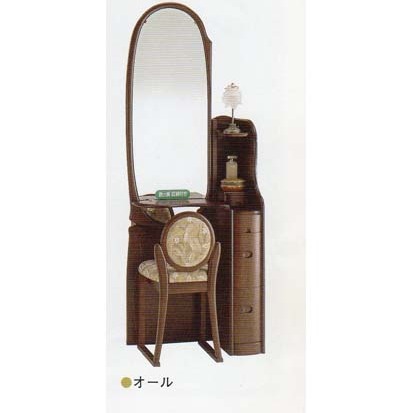 収納姿見スティール