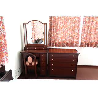 鏡台 ドレッサー puritikaichimen&chest800-an-